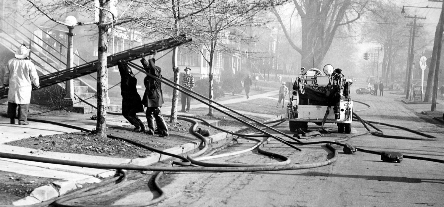 Photo of Lutheran Church Fire